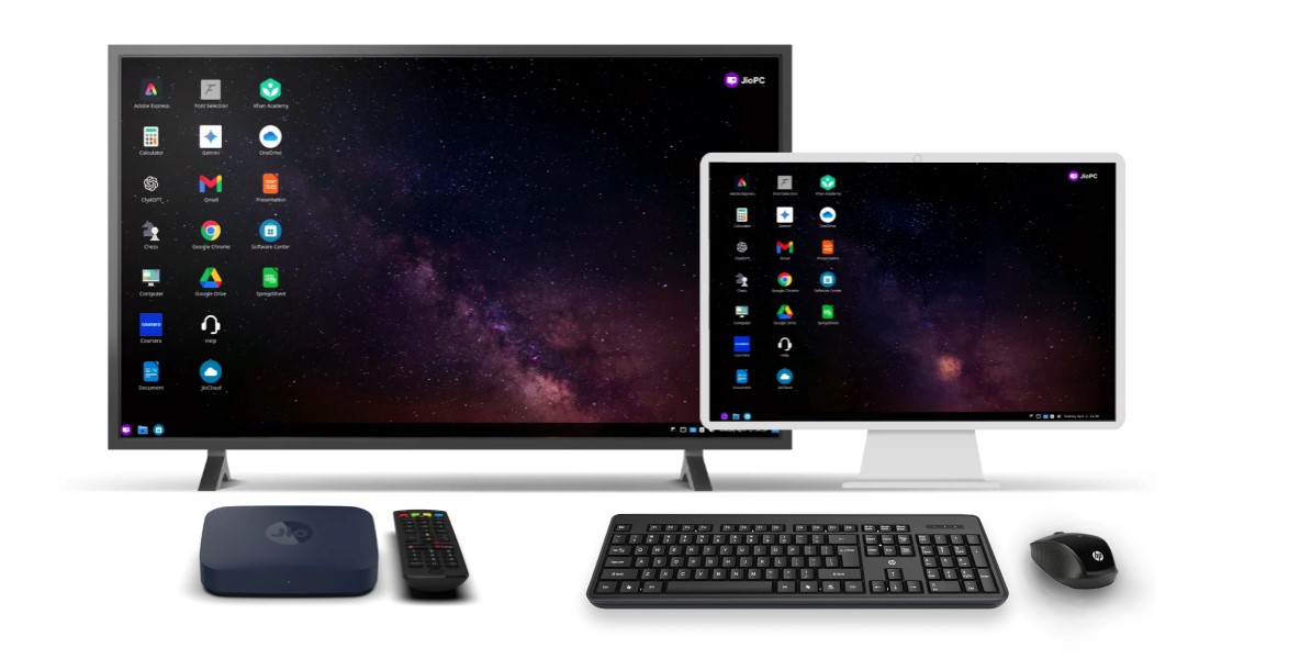 JioPC set-up.
