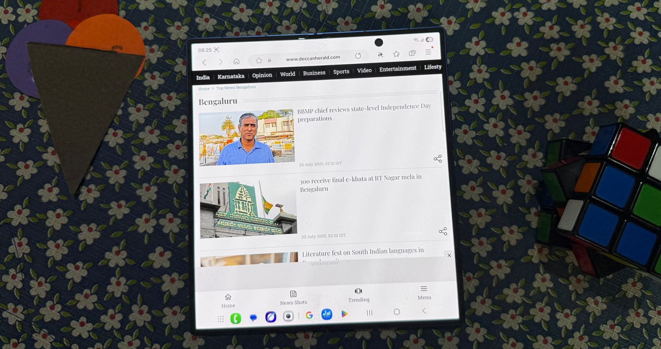 Samsung Galaxy Z Fold7.