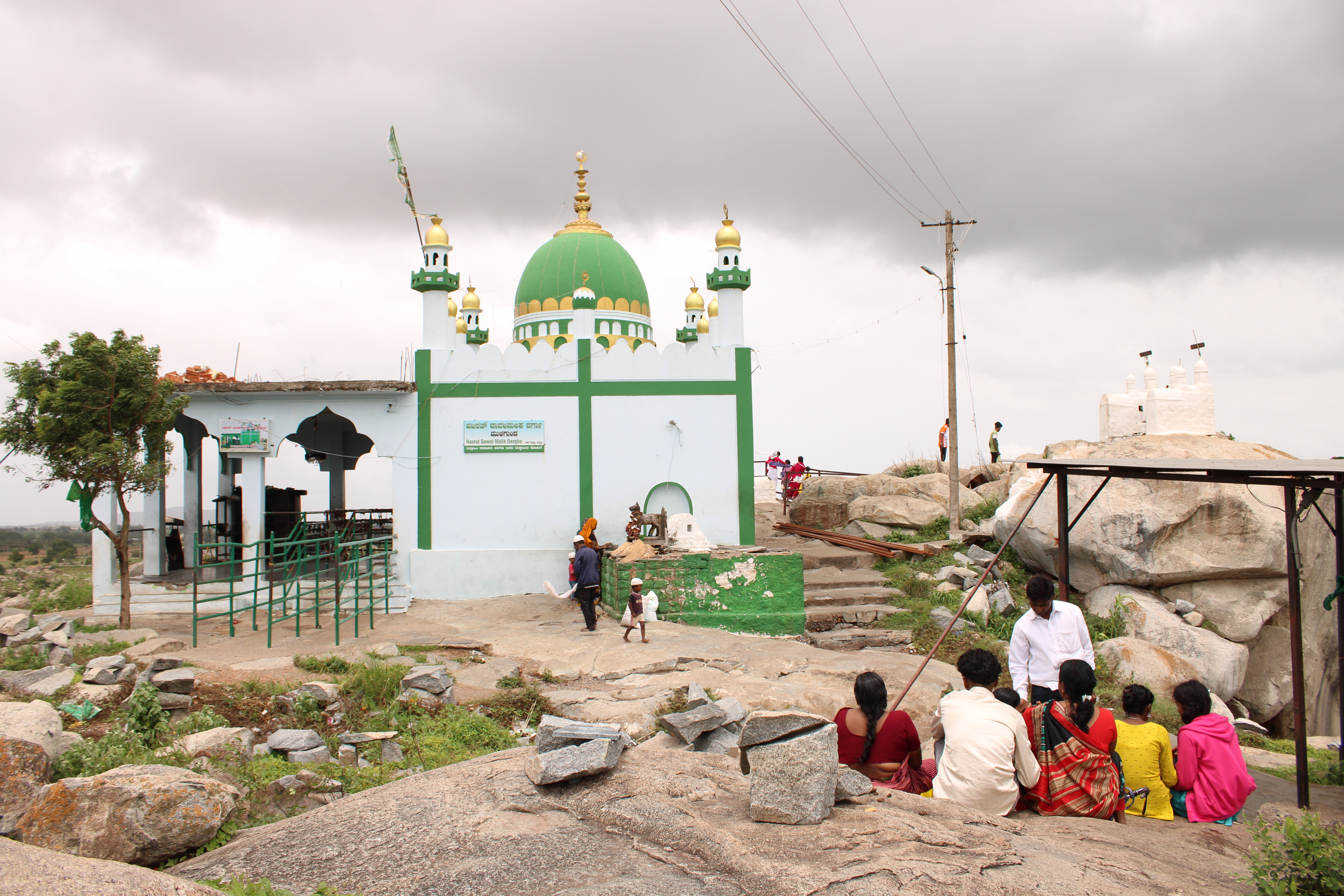 A community-constructed dargah dedicated to Hazrat Dawal Malik a Sufi saint.