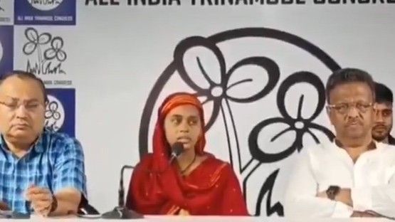 'They asked us to chant Jai Shri Ram': TMC presents woman alleging torture, extortion in Delhi