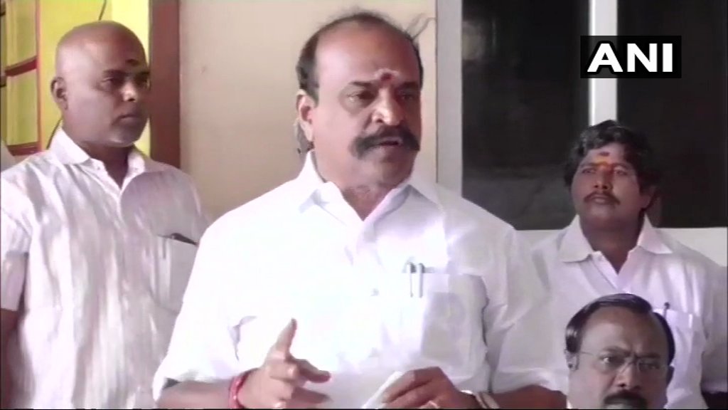 Former Tamil Nadu minister Kadambur Raju clarifies on 'historical blunder' remarks