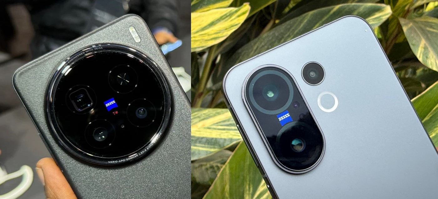 Vivo X200 5G (left) and Vivo X200 FE (left).