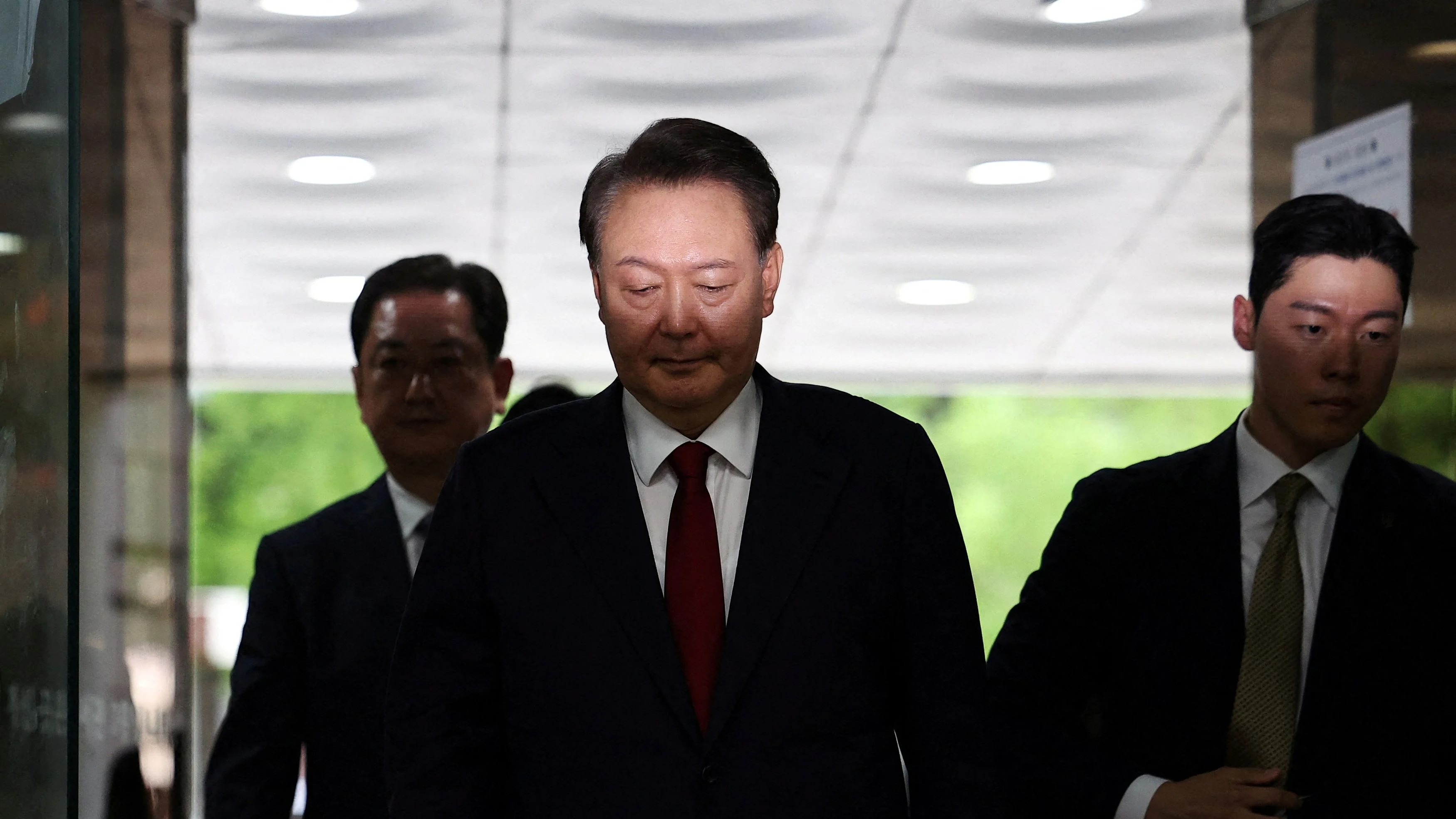 South Korea's ex-leader Yoon lay on floor of cell and refused to be questioned