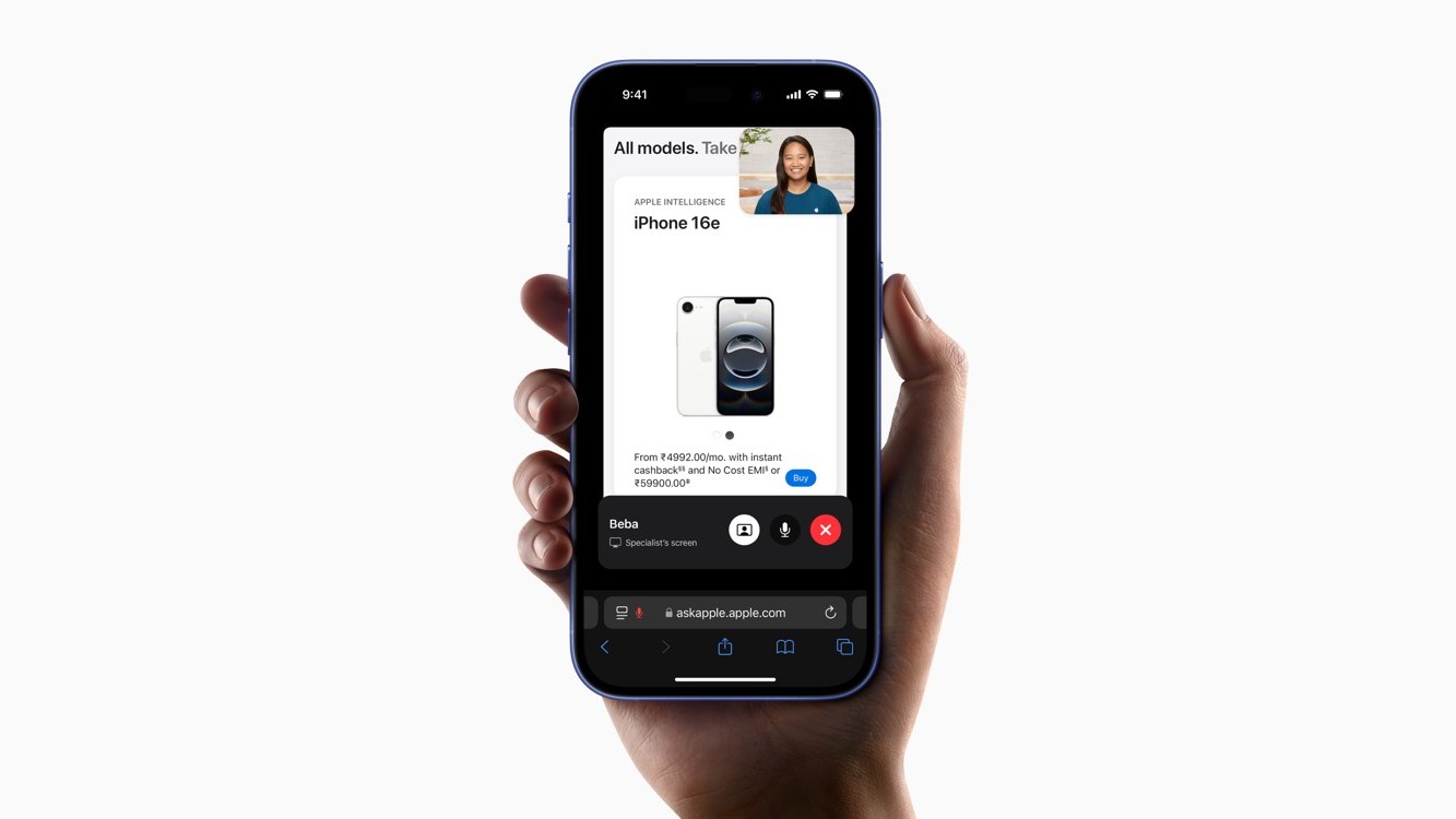 Apple online store gets 'Shop with a Specialist over Video' option in India