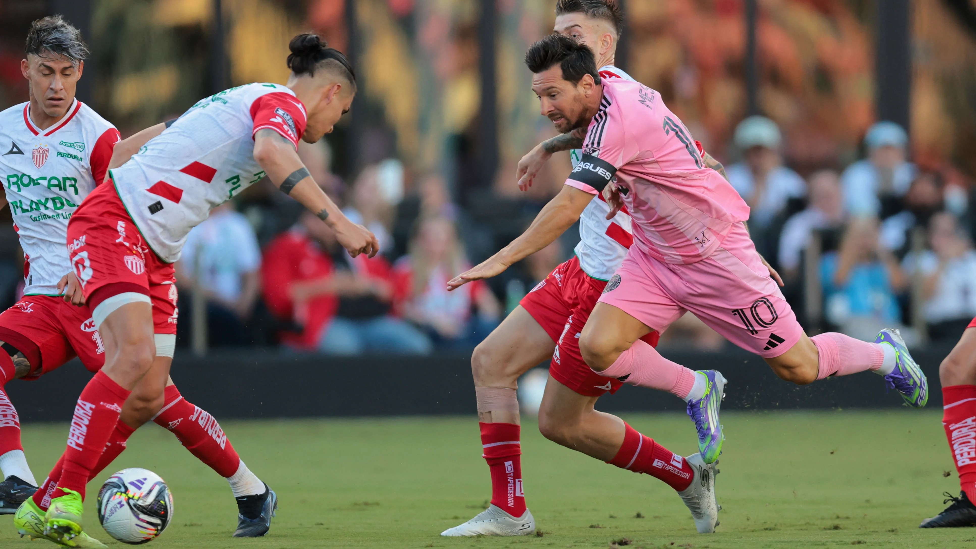 Leagues Cup roundup: Lionel Messi injured as Inter Miami top Necaxa