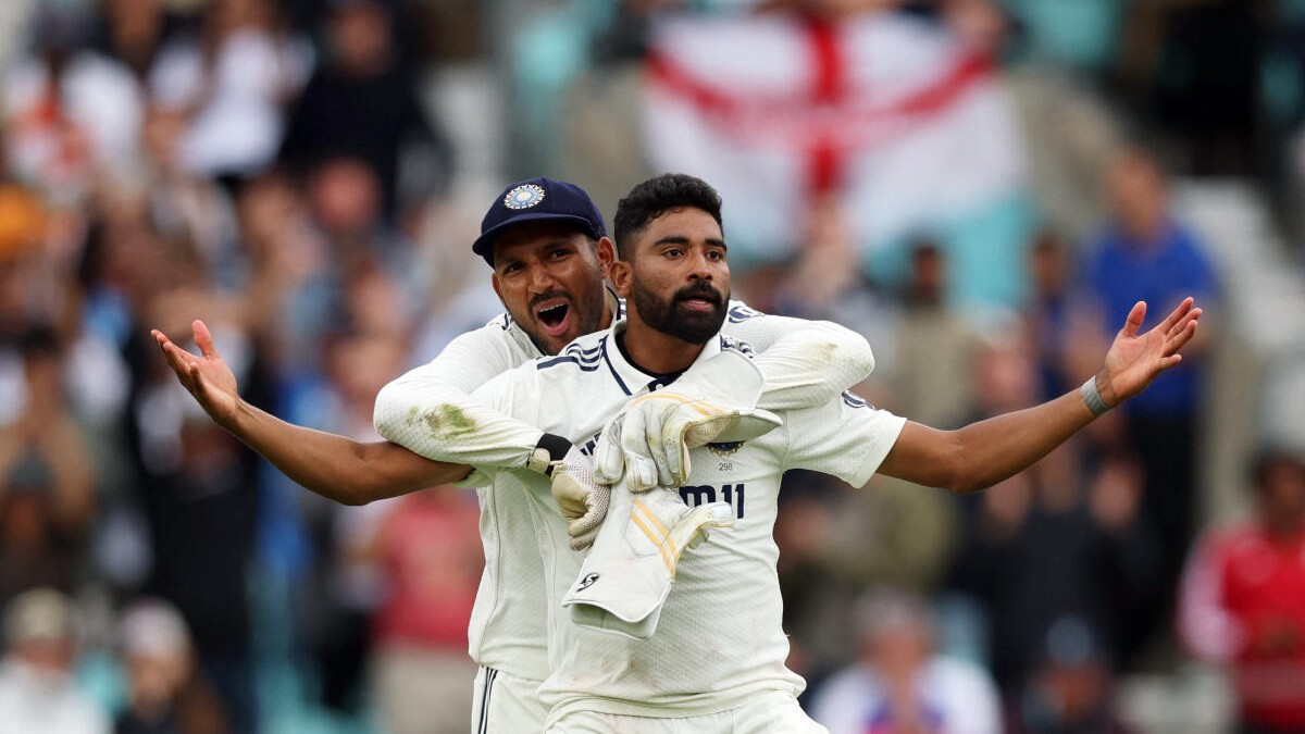 Anderson-Tendulkar Trophy: Lion-hearted Mohammed Siraj helps India pull off six-run win at Oval, visitors level series 2-2