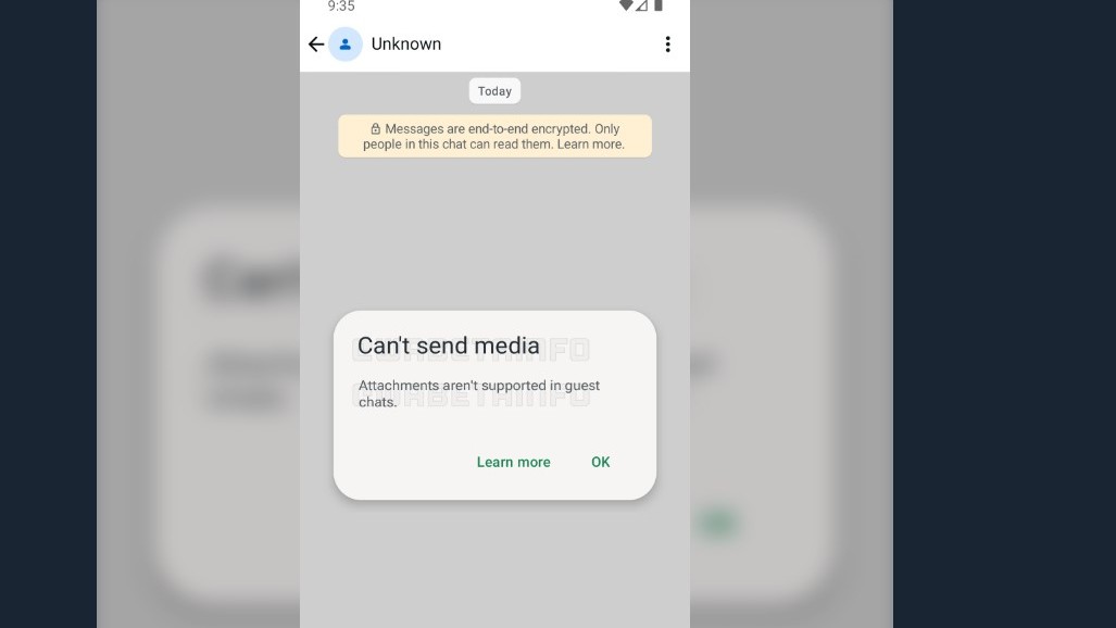 WhatsApp interoperability feature.