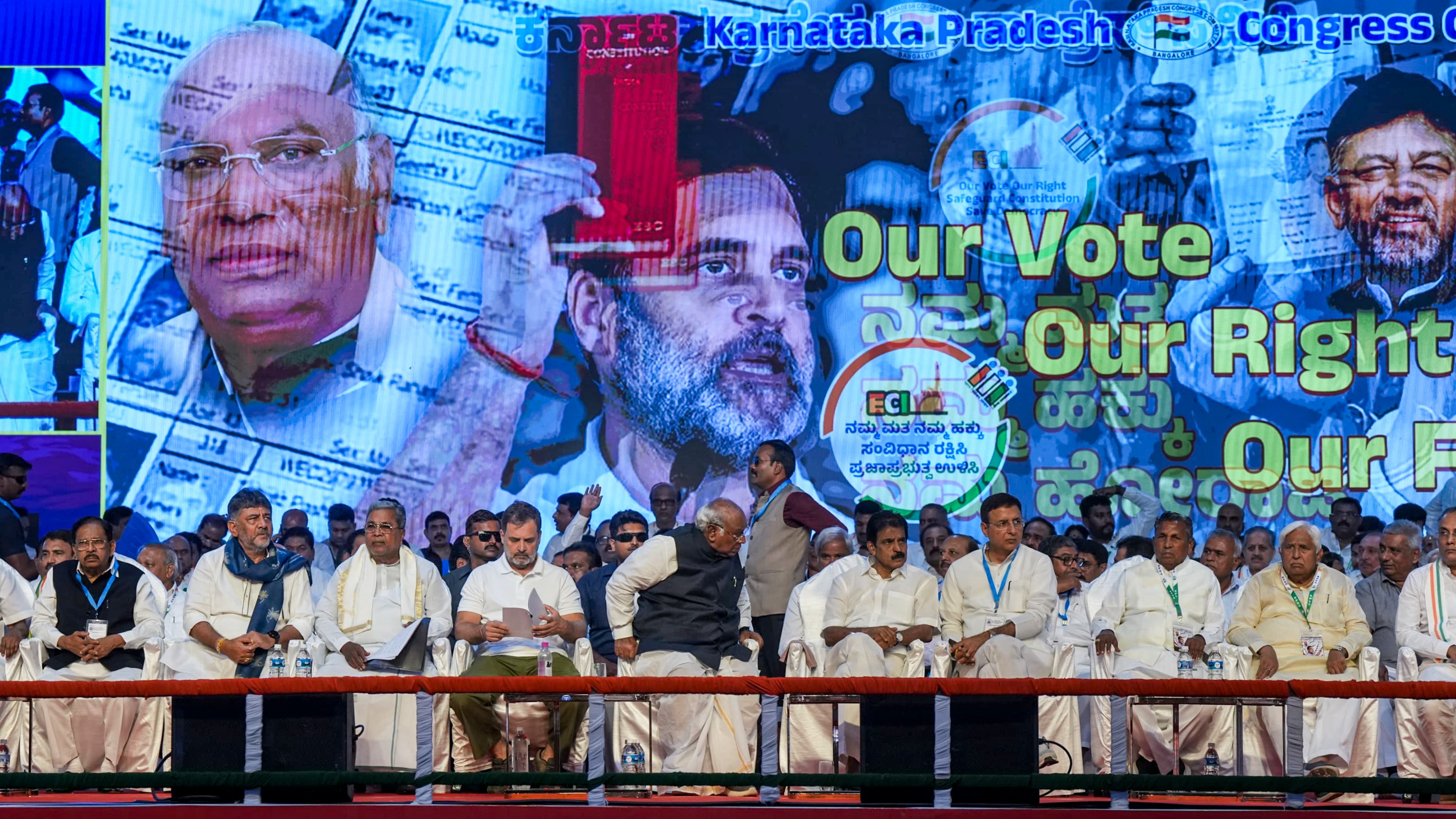 India Politics LIVE | Karnataka govt should probe addition of fake voters by EC, urges Rahul, claiming theft of LS seat