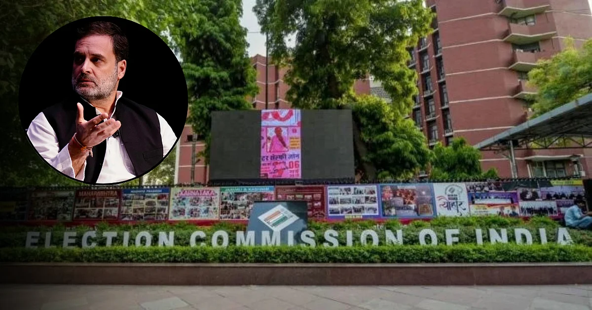EC to Rahul Gandhi: Sign Declaration on Vote Theft Claims or Apologise