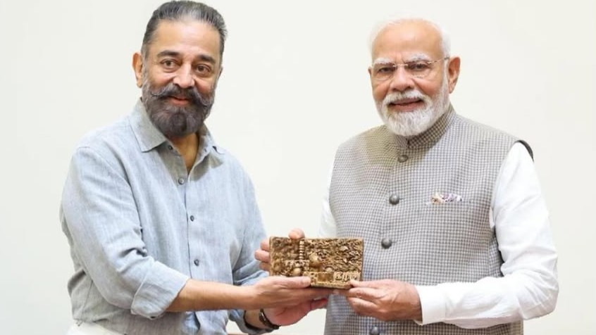 Kamal Haasan meets PM Modi amid Sanatana row in New Delhi