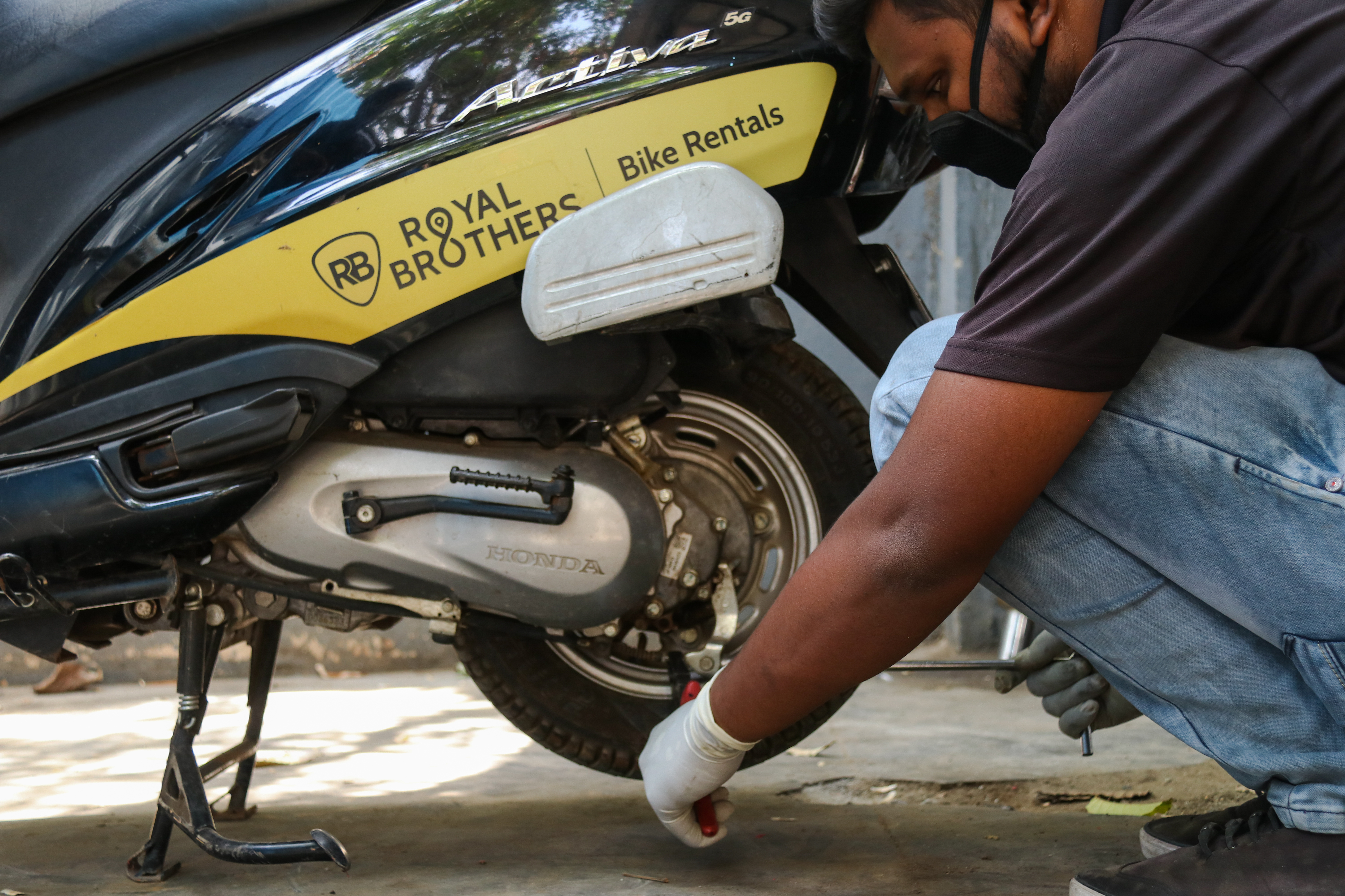 Bikes checked regularly to ensure efficiency and dependability