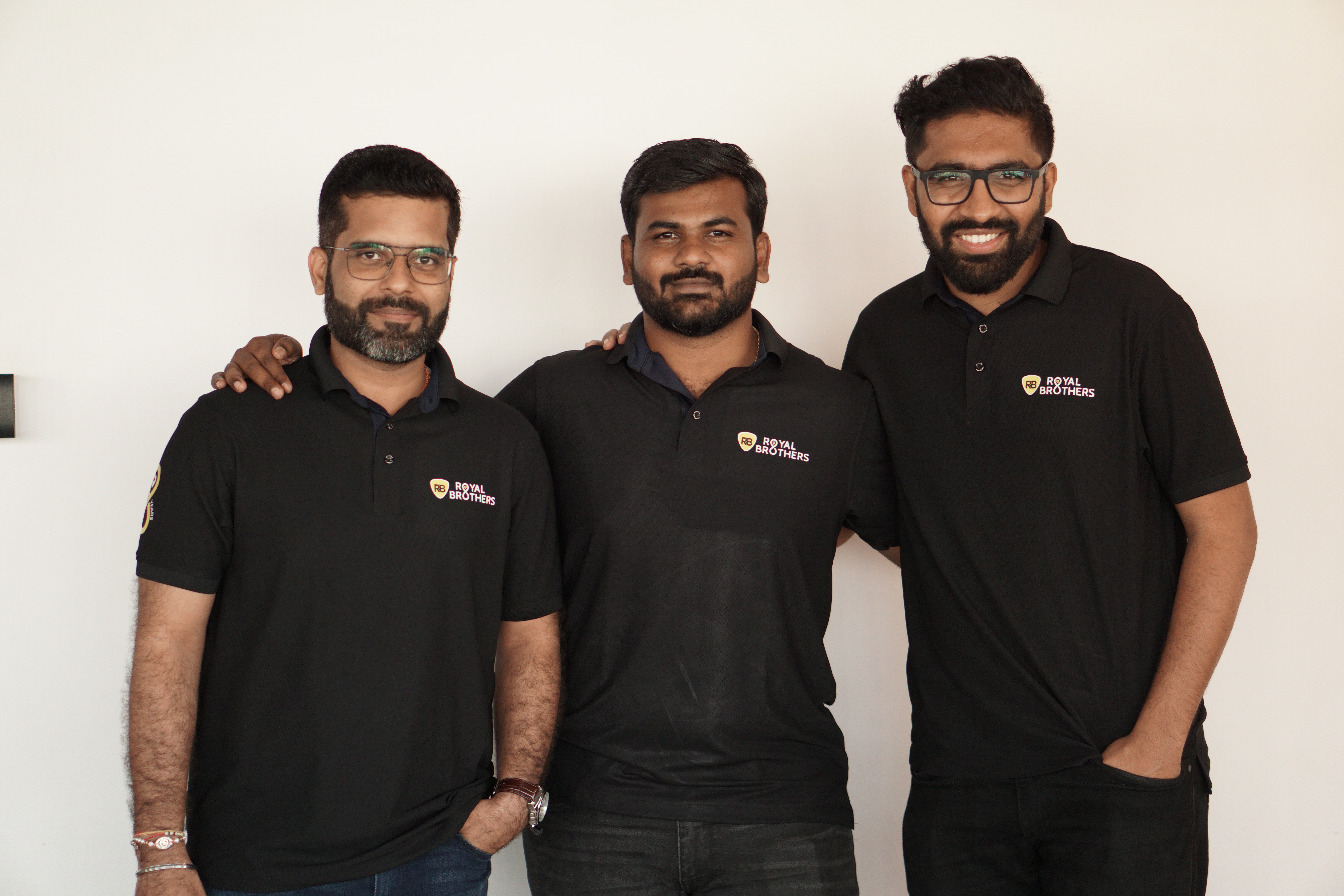 (Left to right) Co-founders Kuldip Purohit, COO; Abhishek Chandrashekar, CEO and Akash S, CMO