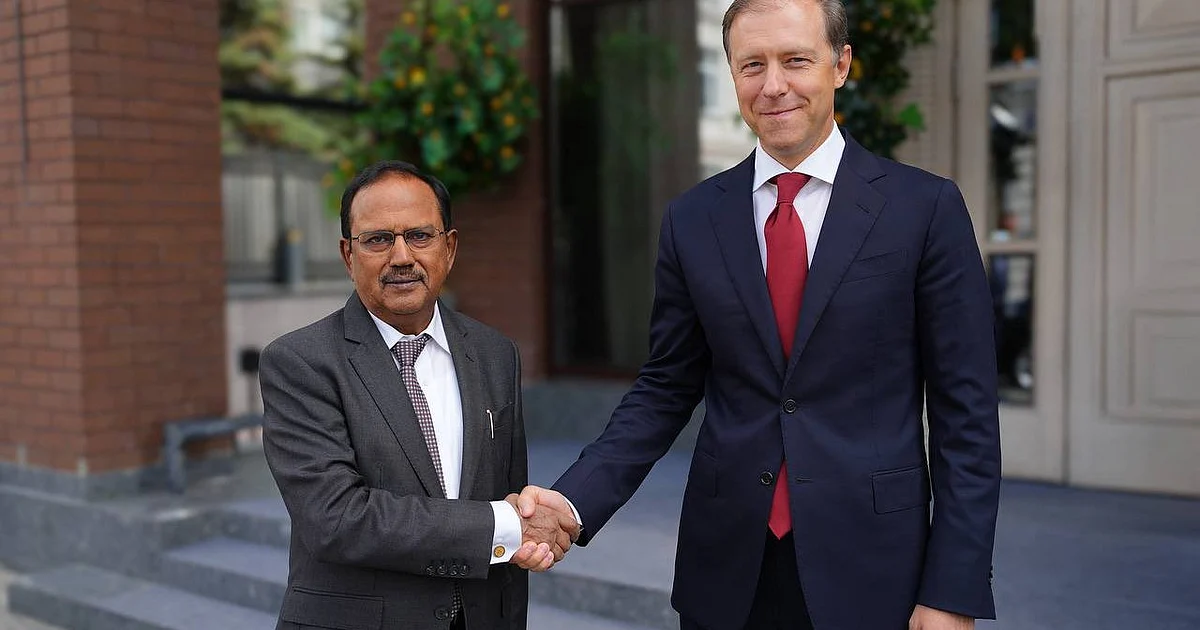 Strategic Ties Update: Ajit Doval Meets Russia’s Manturov on Defence, Energy Cooperation
