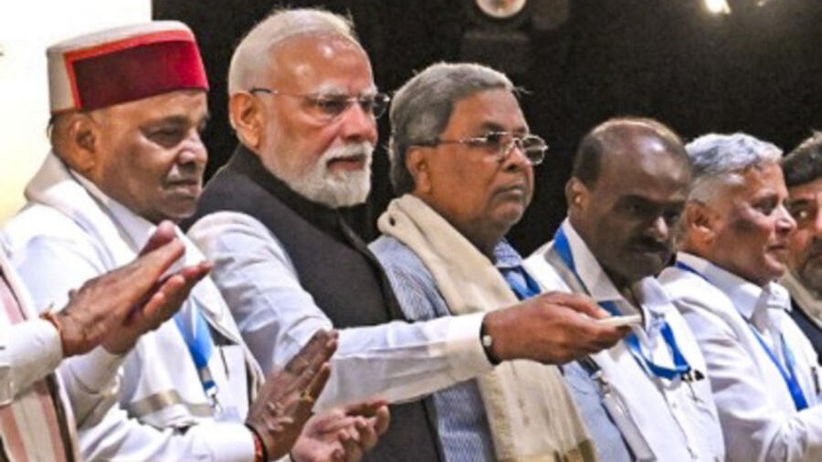 PM Modi lays foundation stone for Bangalore Metro Rail Phase-3 project