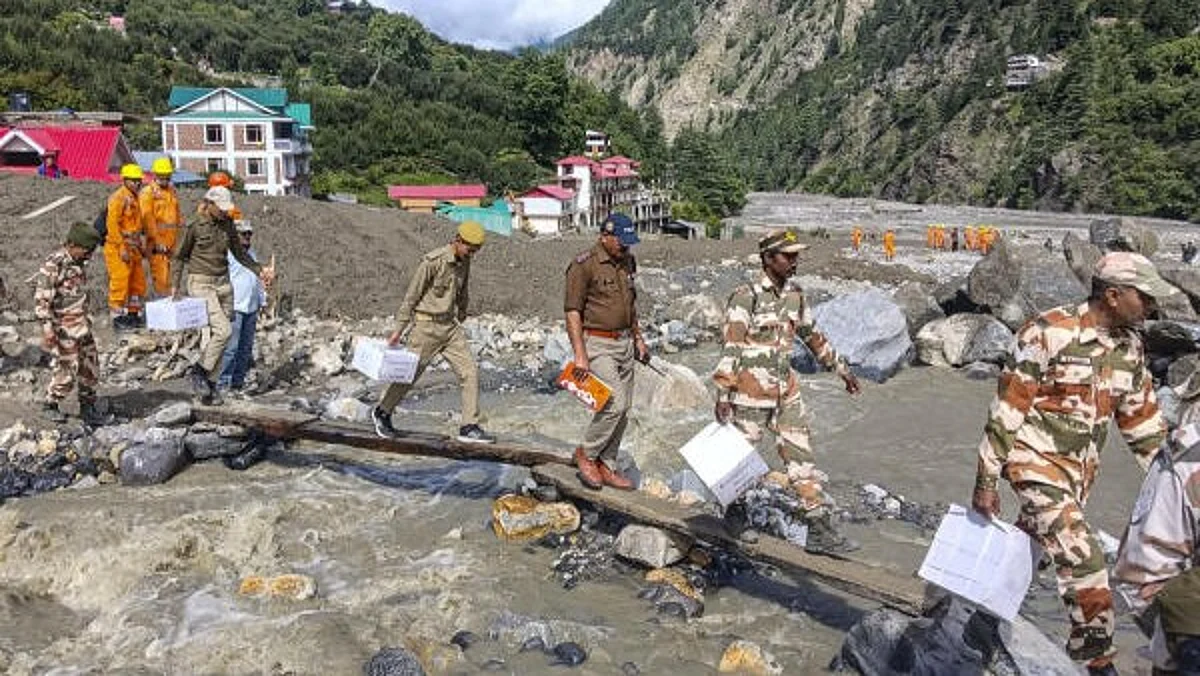 Uttarkashi Floods: 1 Dead, 42 Still Missing as Heavy Rains Halt Rescue