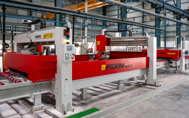 Quartz stone machine.