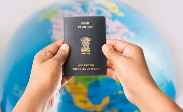 A representative image showing an Indian passport.