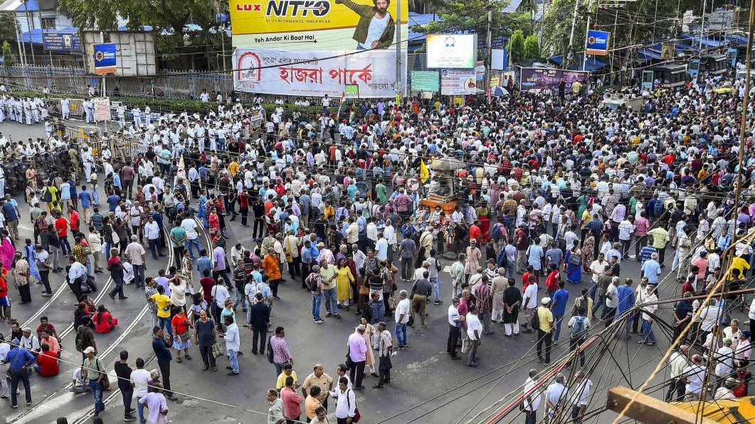 RG Kar crime anniversary: One held for 'assaulting' police constable during protest