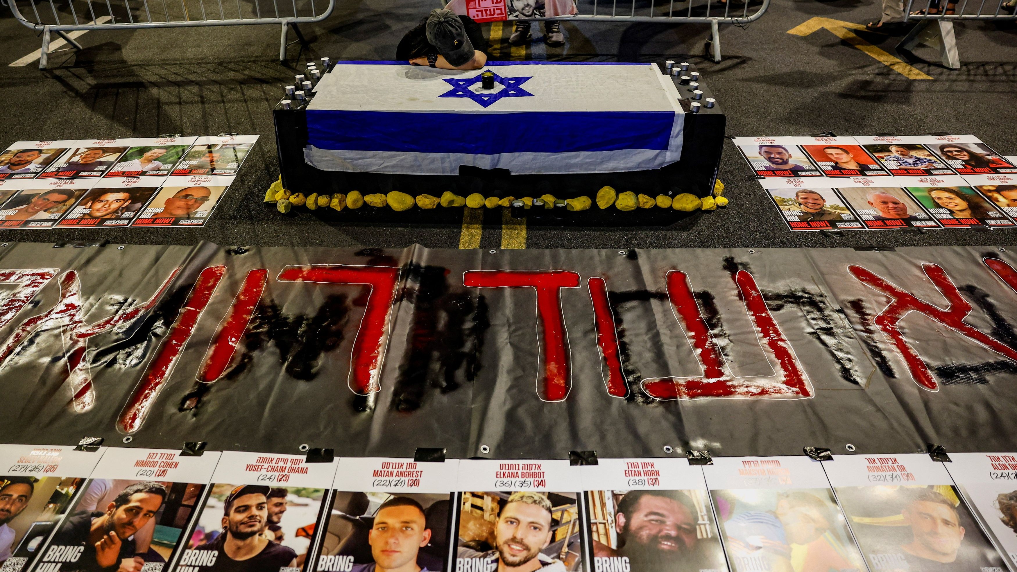 Israeli hostage families call for nationwide walkout to demand ceasefire