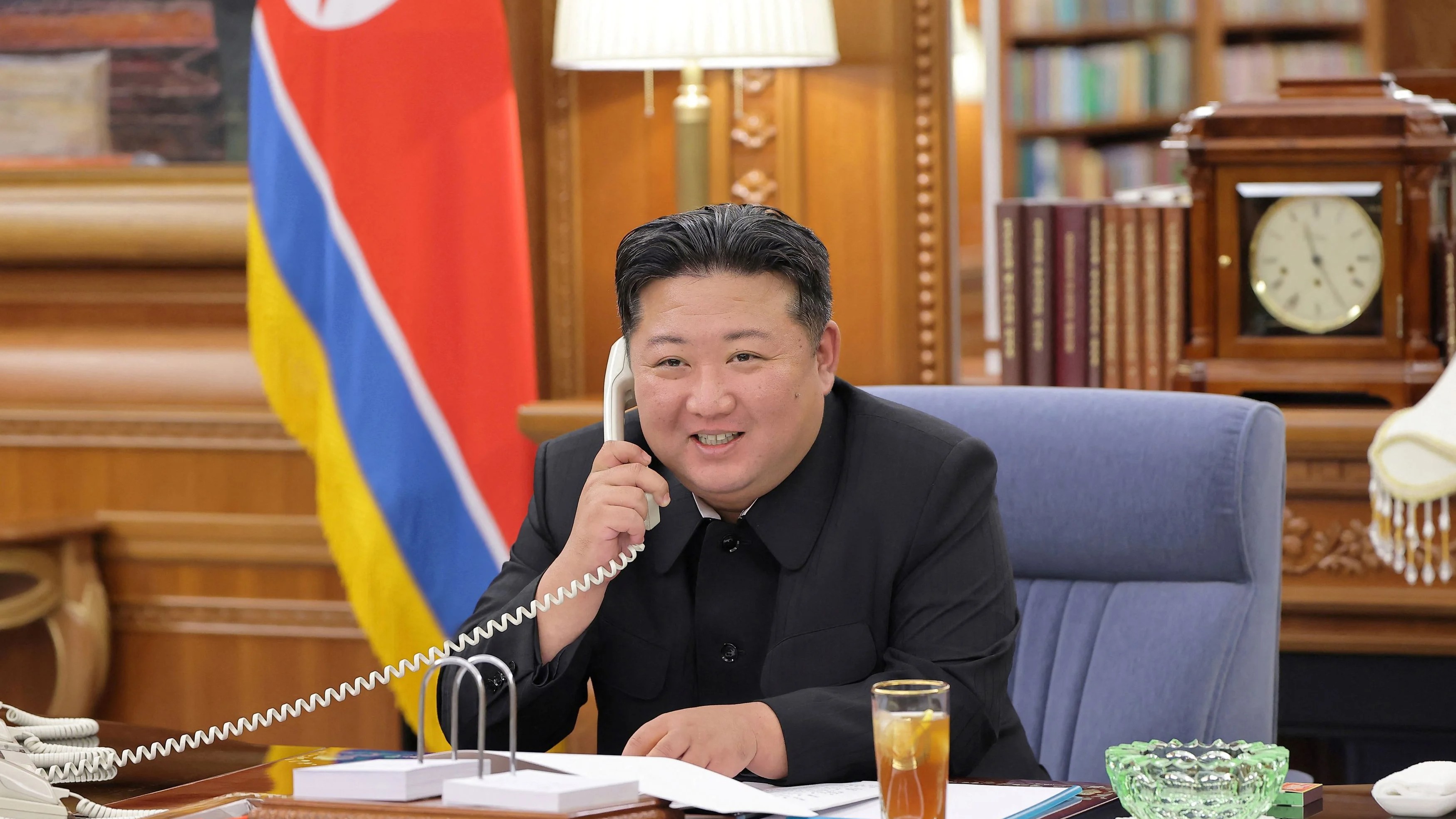 Russian Duma speaker Volodin meets North Korea's Kim in Pyongyang