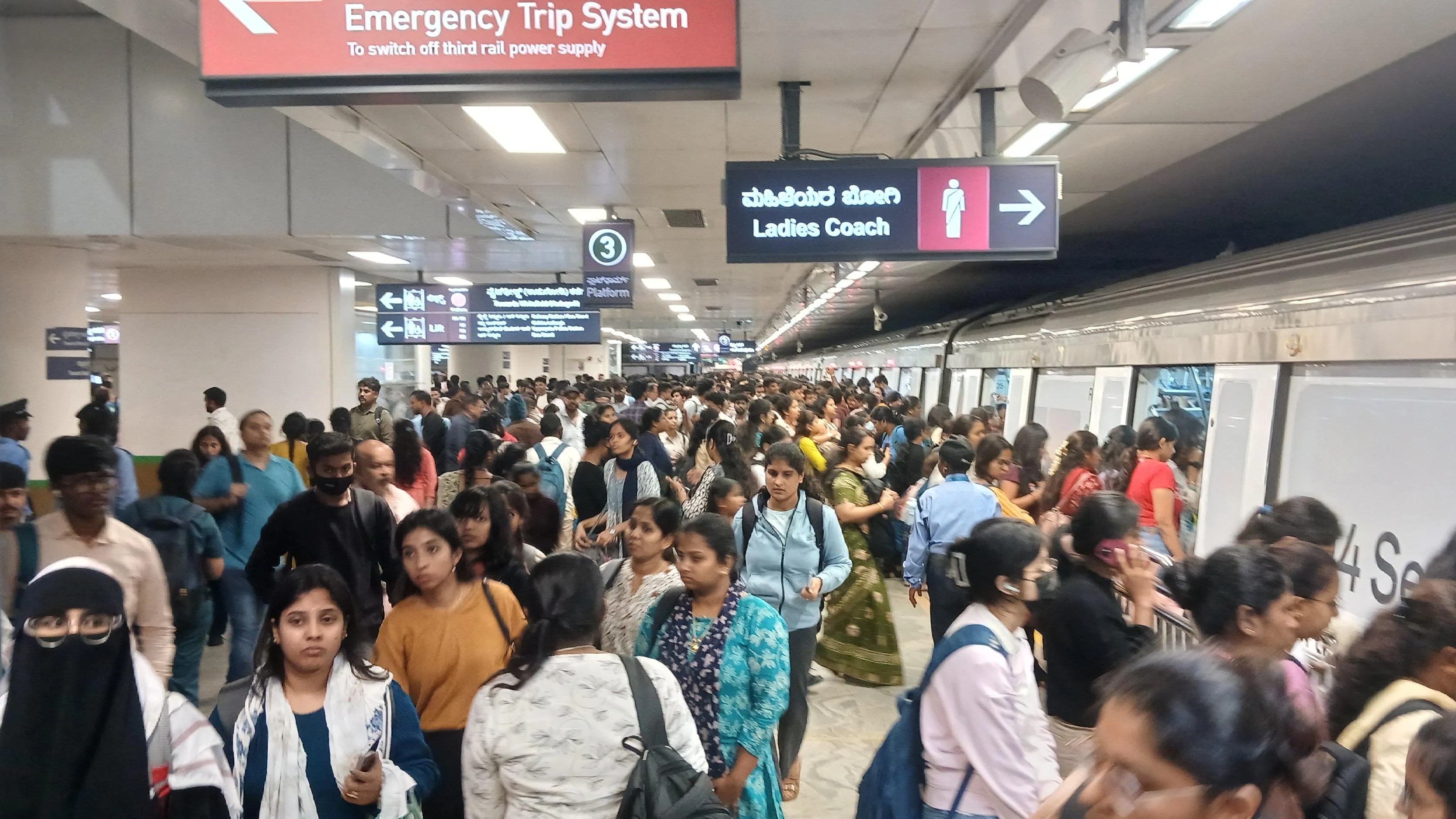 Yellow Line brings crowd surge  and chaos to Majestic