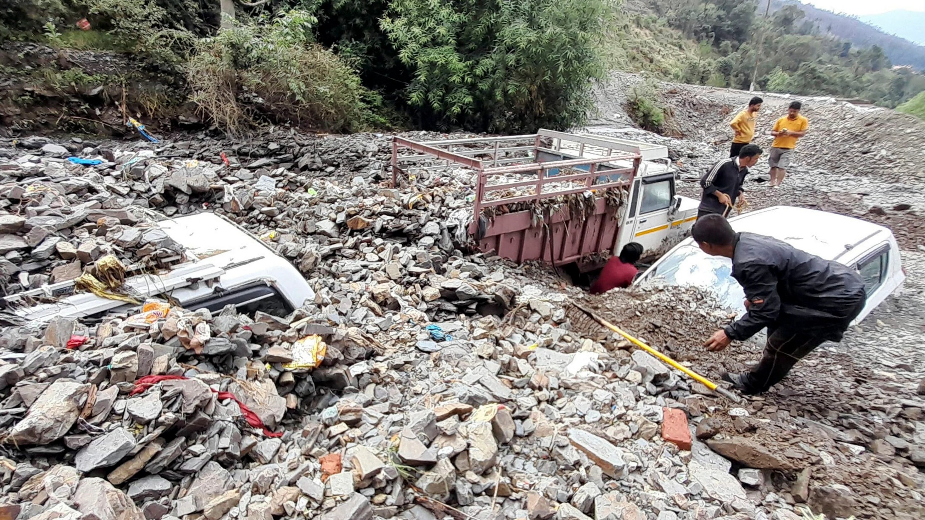Five dead amid heavy rains, landslide in Maharashtra