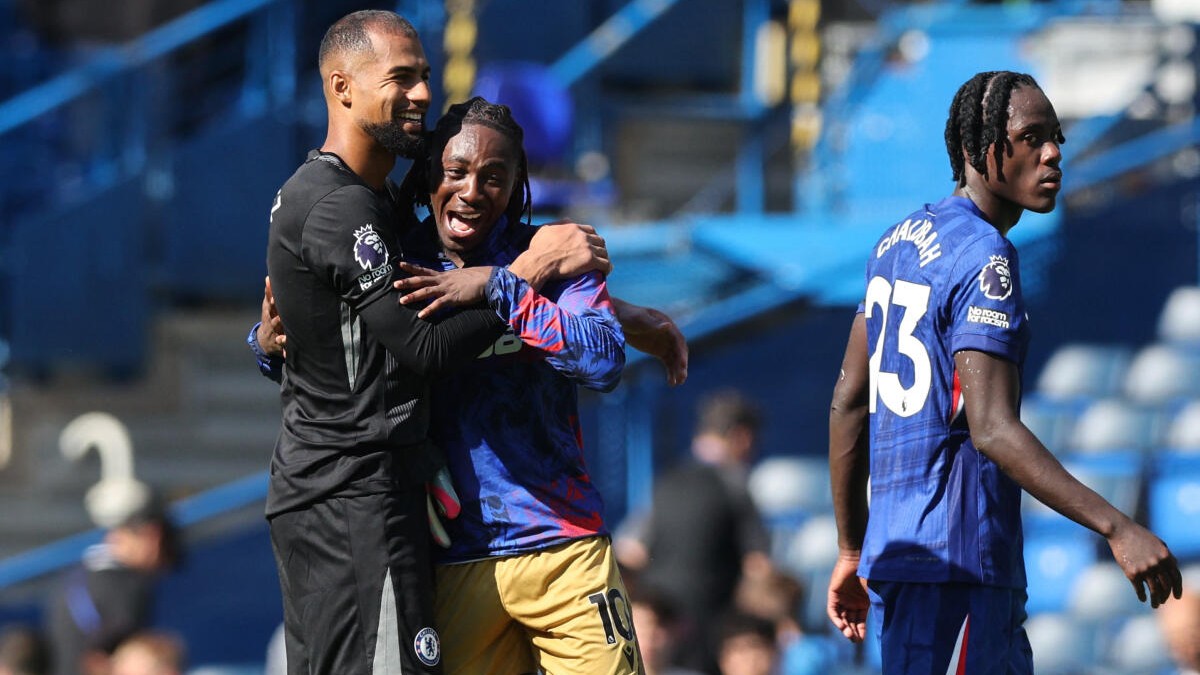 Chelsea held to 0-0 draw at home by Crystal Palace