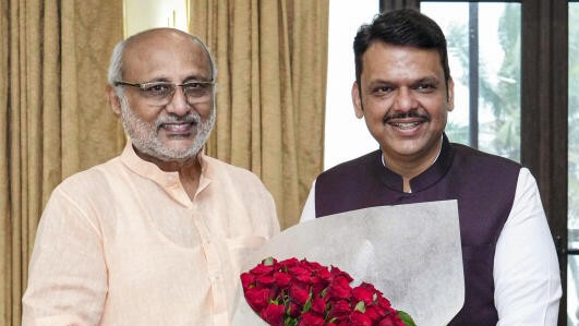 NDA's VP nominee Radhakrishnan departs for Delhi, Fadnavis seeks Sharad Pawar and Uddhav's support