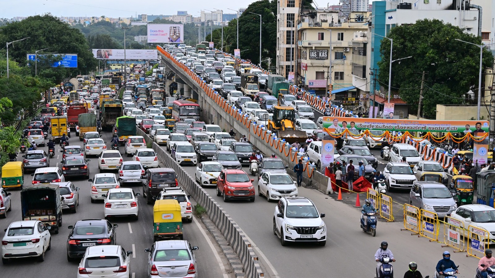 Bengaluru: Hebbal flyover inauguration during peak hours sparks commuter outrage