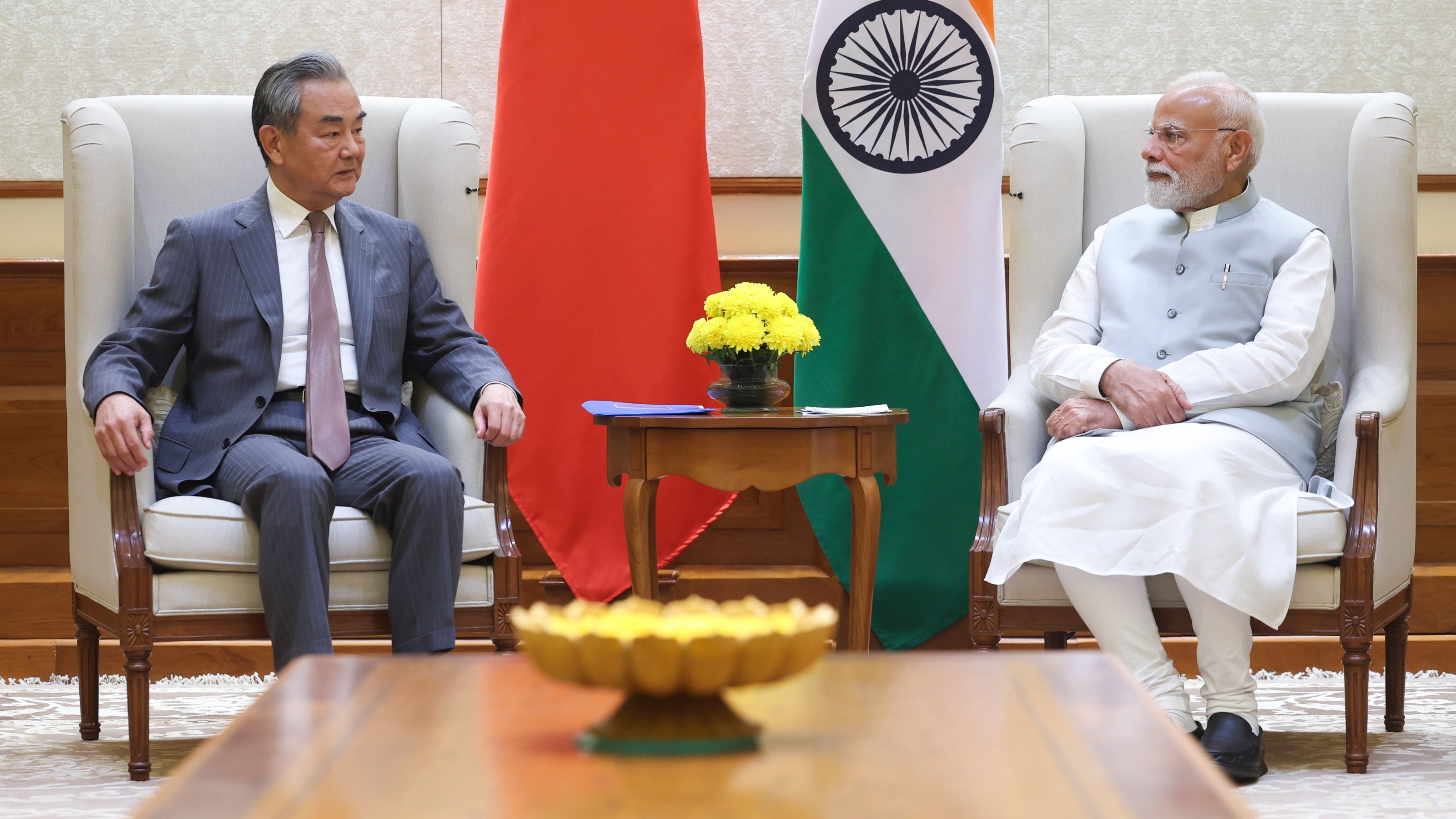 PM Modi meets Chinese minister Wang Yi, says relations between 2 nations made 'steady progress'
