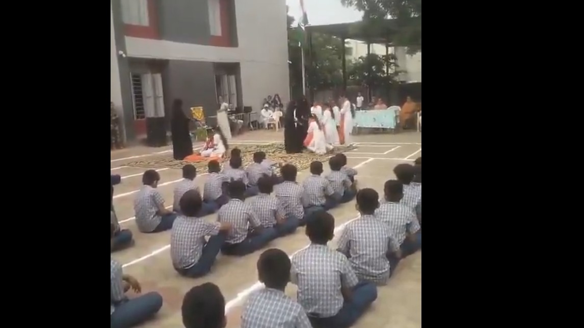 Gujarat school depicts 'burqa-clad women' as terrorists in Independence Day play; sparks row 