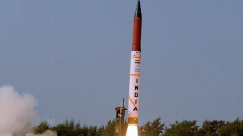 India successfully test fires long-range ballistic missile Agni-5