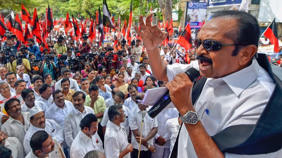 MDMK founder Vaiko suspends close aide for opposing his son's ascension