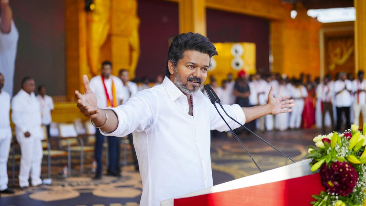 'Thalapathi' Vijay sounds poll bugle in Madurai, positions TVK as primary anti-DMK force ahead of 2026 polls