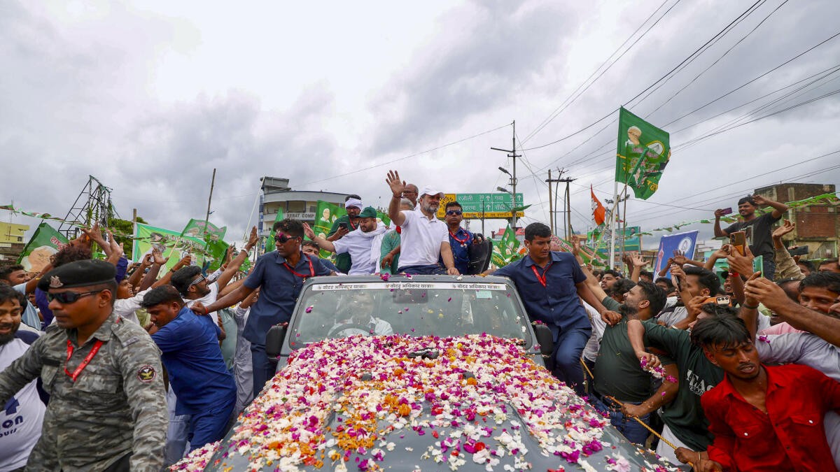 FIR against driver of Rahul’s vehicle after Bihar Police constable hit during 'Voter Adhikar Yatra'