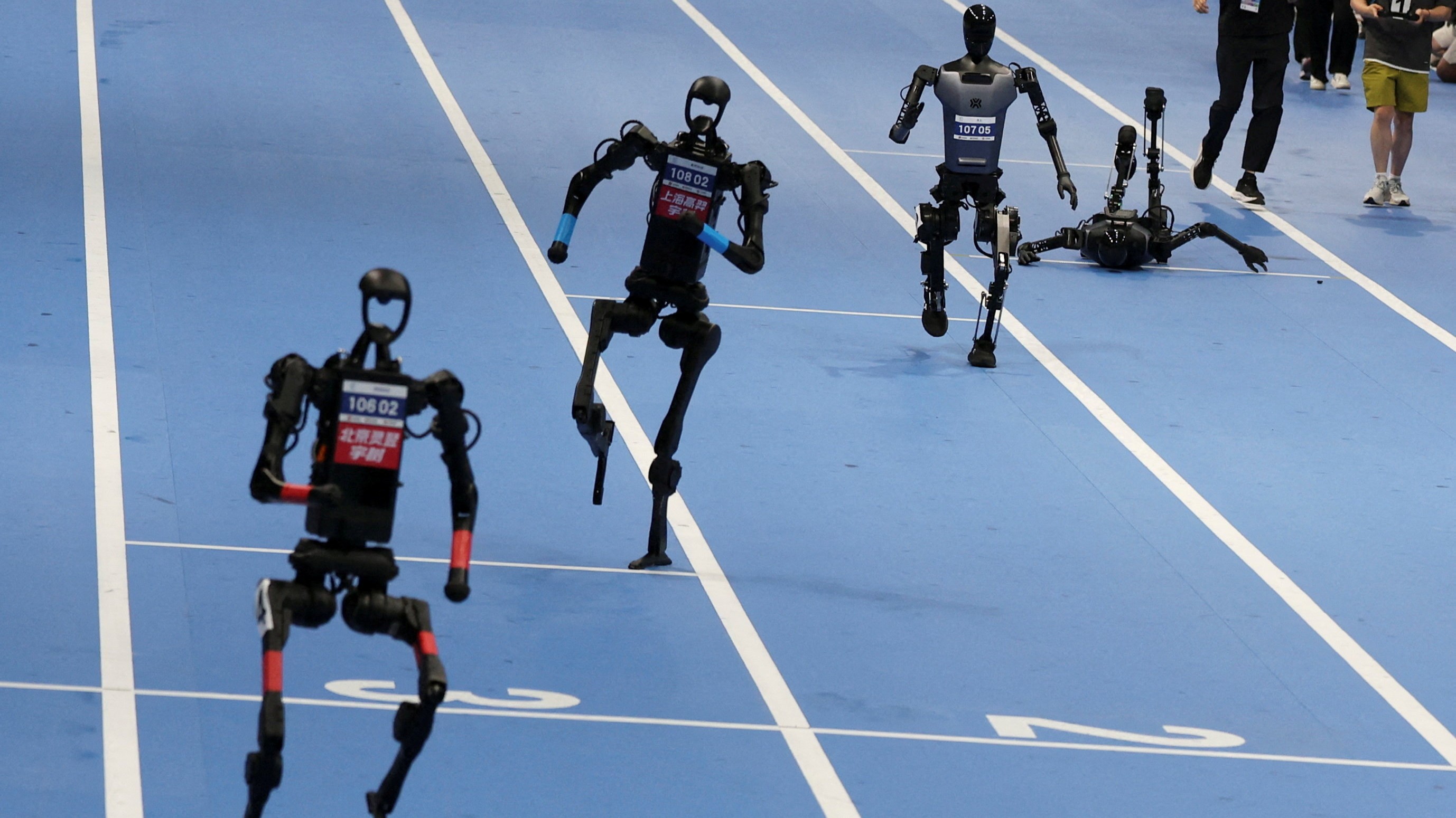 World Humanoid Games: Robots play soccer, race and leave crowds stunned