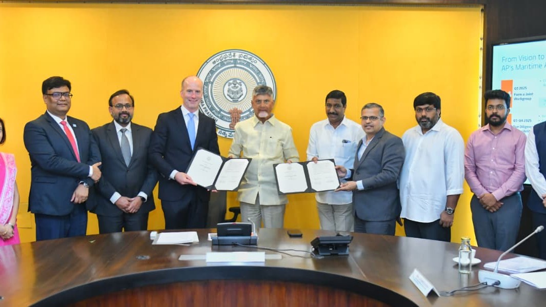 Andhra partners with A.P. Moller-Maersk, to develop Rs 9000 crore container terminals