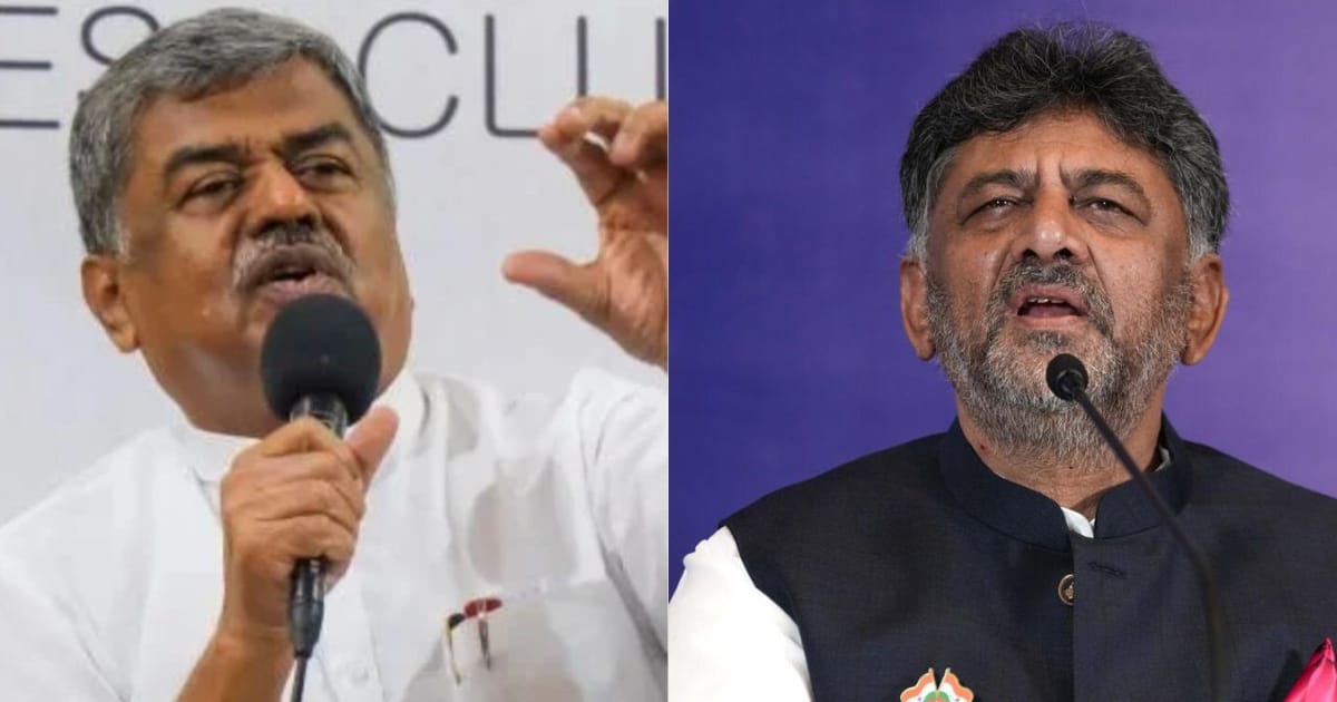 Congress MLC Seeks Apology for Shivakumar Singing RSS Anthem