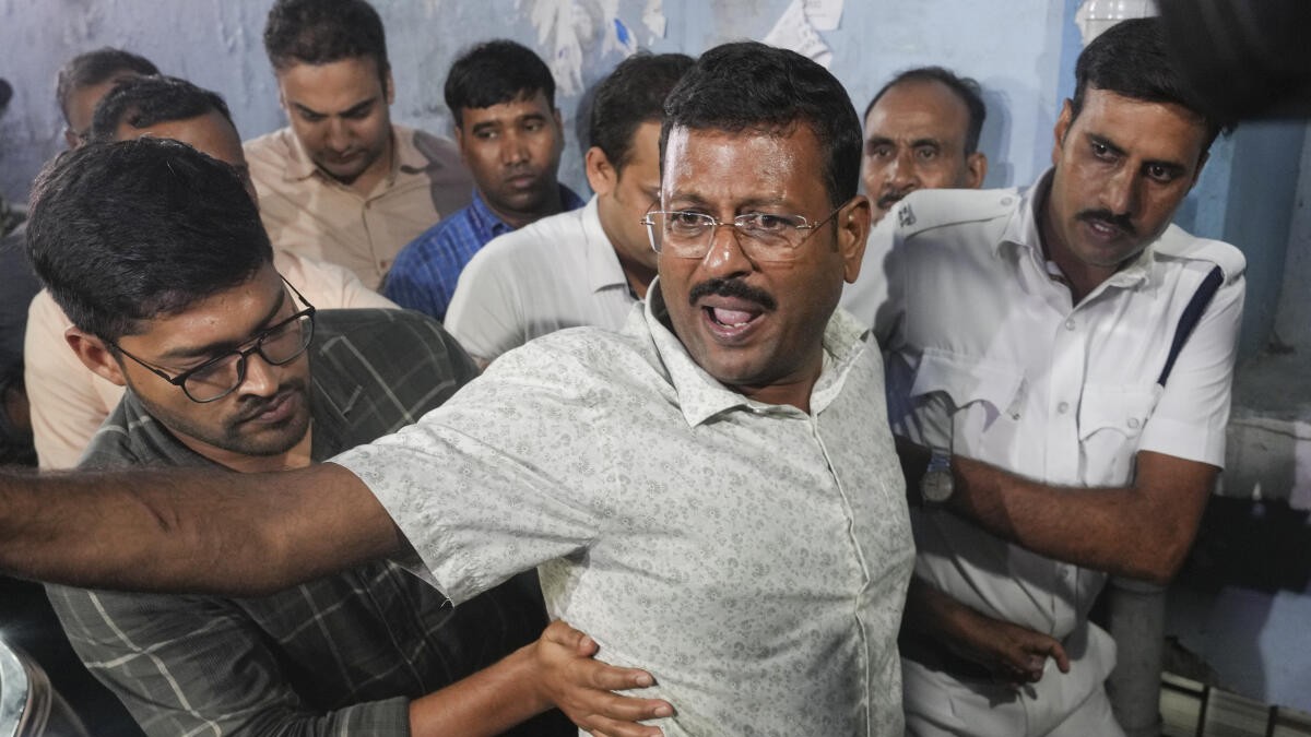 TMC MLA Jiban Krishna Saha caught while 'fleeing' as ED raids house over Bengal school job 'irregularities'