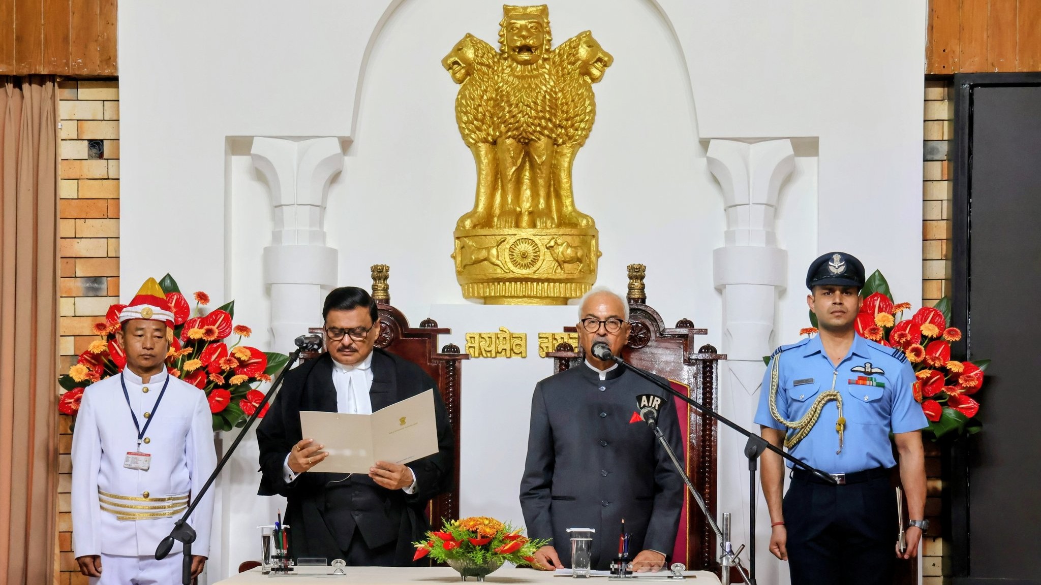 Manipur Guv Ajay Kumar Bhalla takes oath as Nagaland governor with additional charge