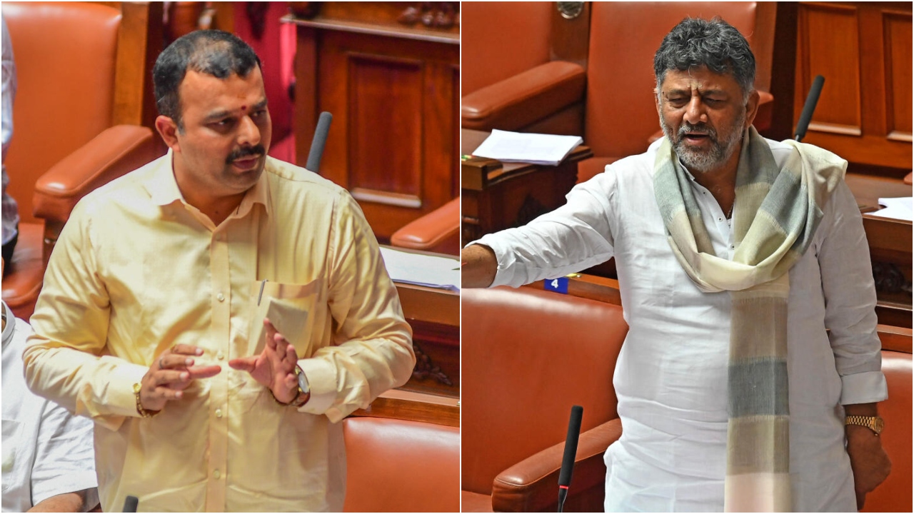 'Apologised to save his chair': BJP, JD(S) slam DK Shivakumar as RSS song row in Karnataka Assembly snowballs 