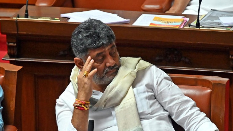'Don't want to hurt anyone': DK Shivakumar apologises for reciting RSS prayer in Karnataka Assembly