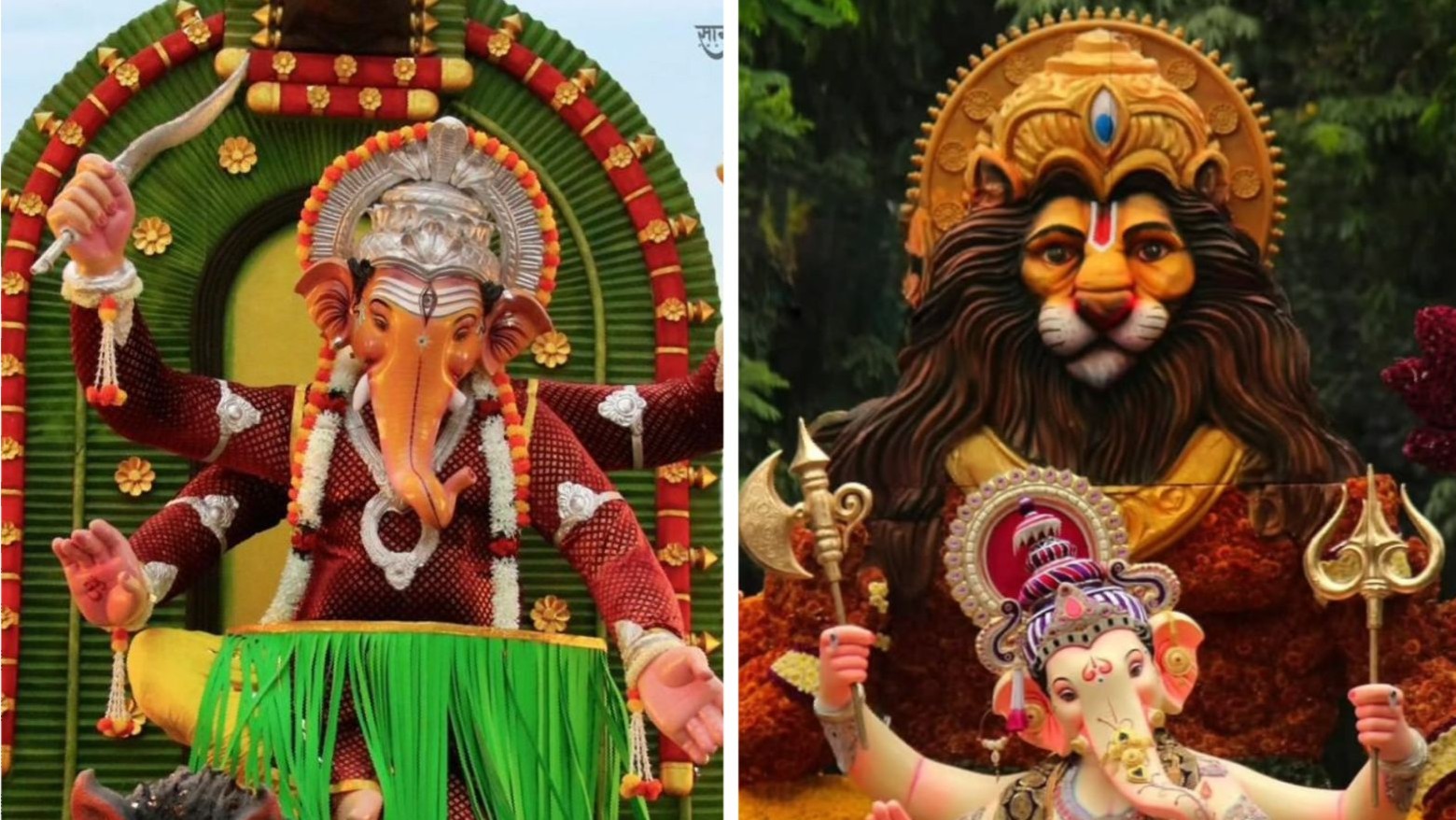 Ganeshotsav 2025 sees rise of 'Mahavatar Narasimha' style idols