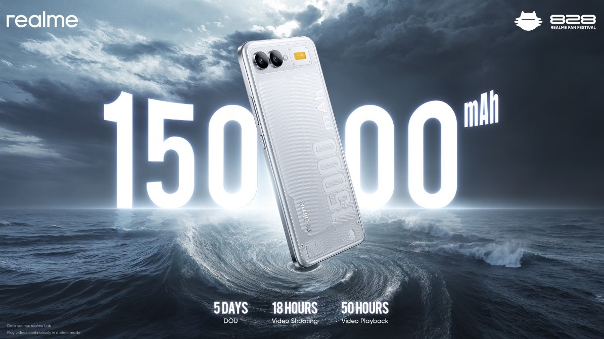 Realme's new concept phone houses a massive 15,000mAh battery