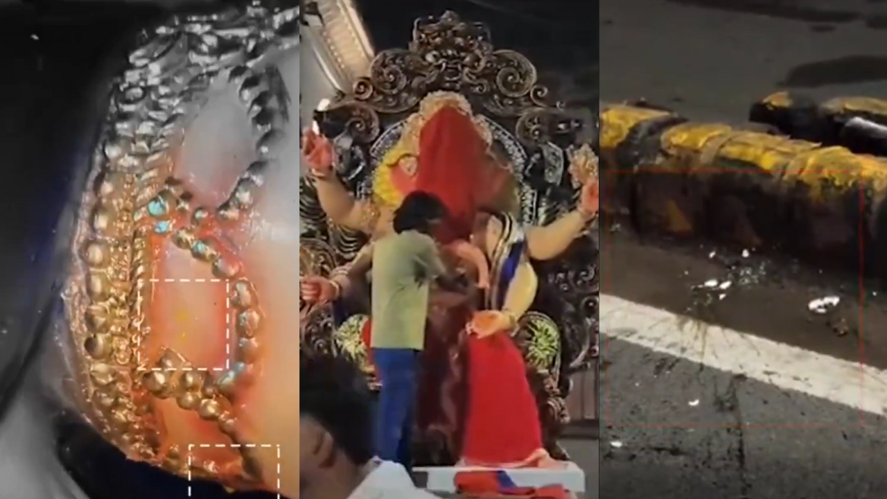 Eggs thrown at Lord Ganesh idol in Vadodara; 2 arrested, minor detained after video goes viral