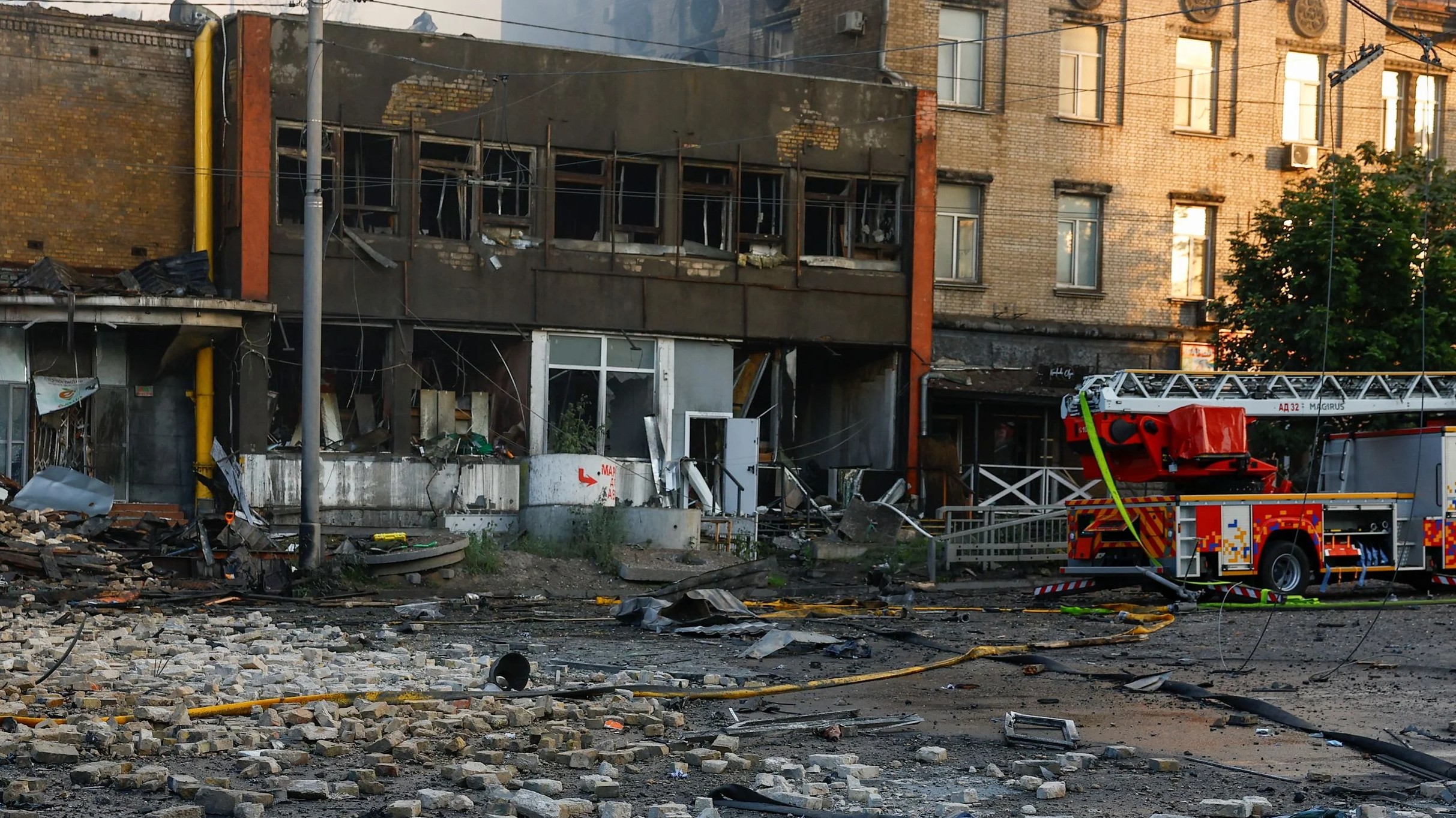 Russian missile and drone attack kills at least 15 in Kyiv