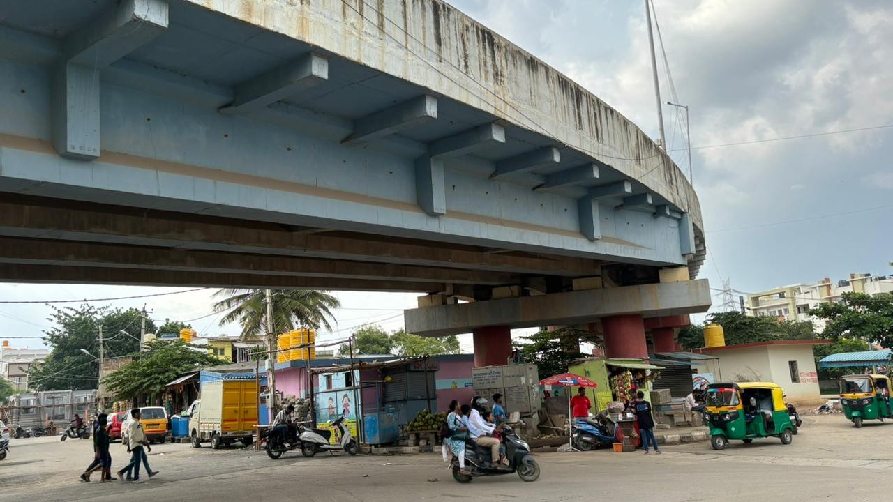 A year on, BBMP yet to fix defective Hoodi flyover