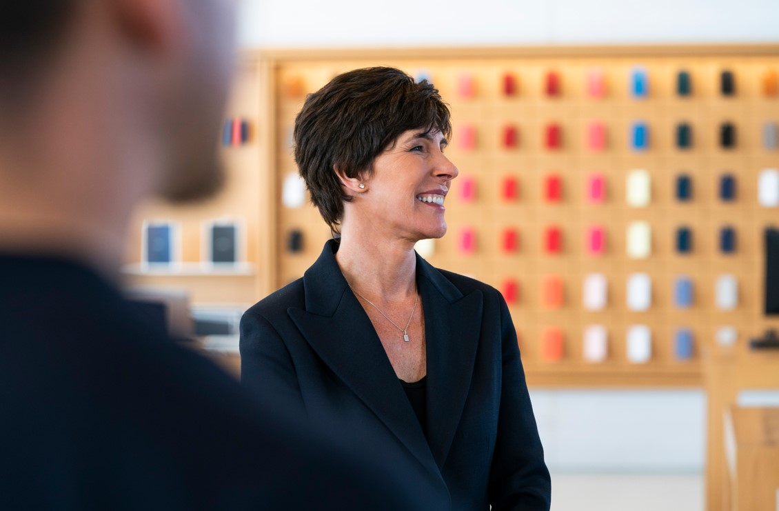 Deirdre O’Brien, Apple's senior vice president of Retail and People.