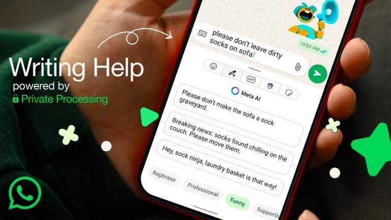 WhatsApp gets Meta AI-powered writing tool.