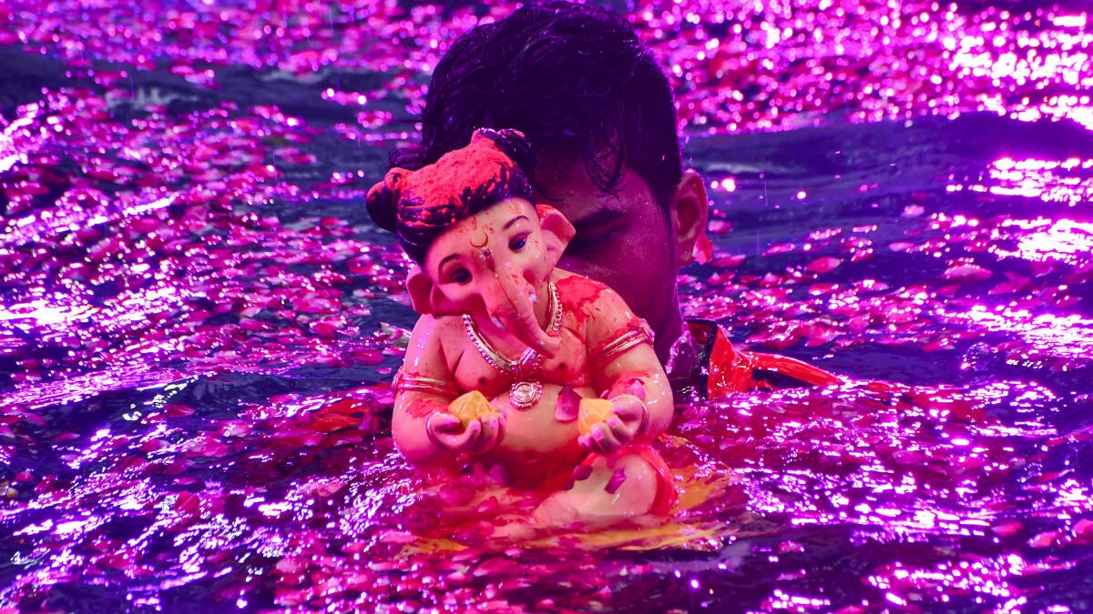Nearly 30,000 Ganesh idols immersed after one-and-half days in Mumbai